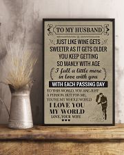 Make it the meaningful message to your husband 11x17 Poster lifestyle-poster-3