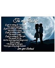 H37 Family poster - Husband to wife - The answer 17x11 Poster front