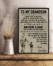 Make it the meaningful message to your grandson 11x17 Poster lifestyle-poster-3