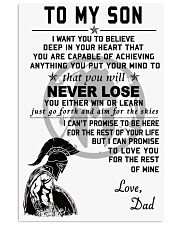 Make it the meaningful message to your wife 24x36 Poster front