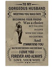 Make it the meaningful message to your husband 11x17 Poster thumbnail