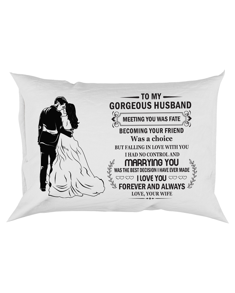Make it the meaningful message to your husband Rectangular Pillowcase