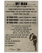 Make it the meaningful message to your man 11x17 Poster front