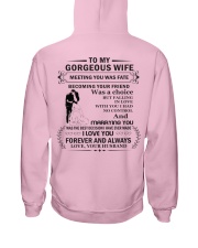Make it the meaningful message to your wife Hooded Sweatshirt back