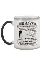 Make it the meaningful message to your wife Color Changing Mug color-changing-left