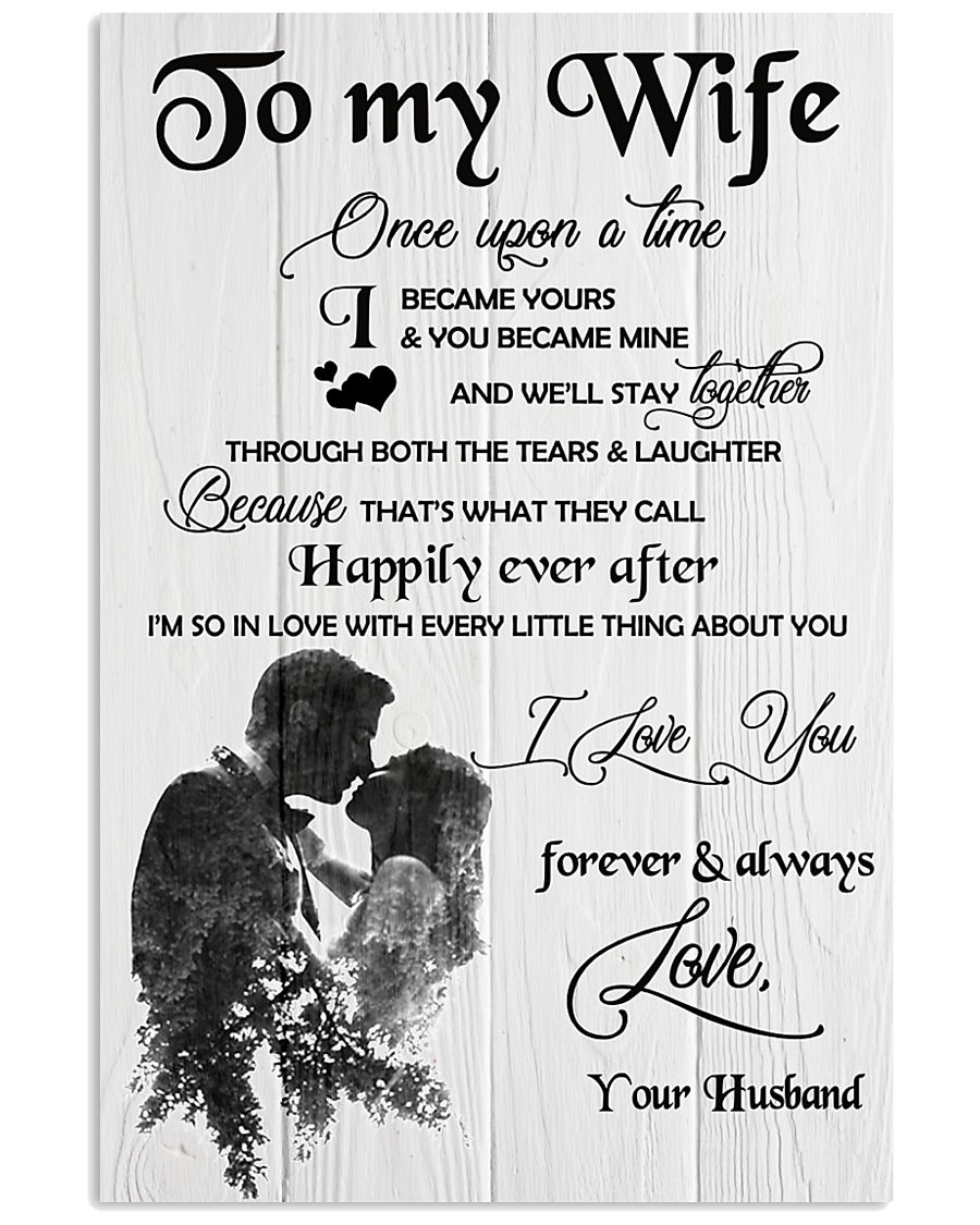 H18 Family poster - Husband to wife - I love you 11x17 Poster