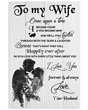 H18 Family poster - Husband to wife - I love you 11x17 Poster front