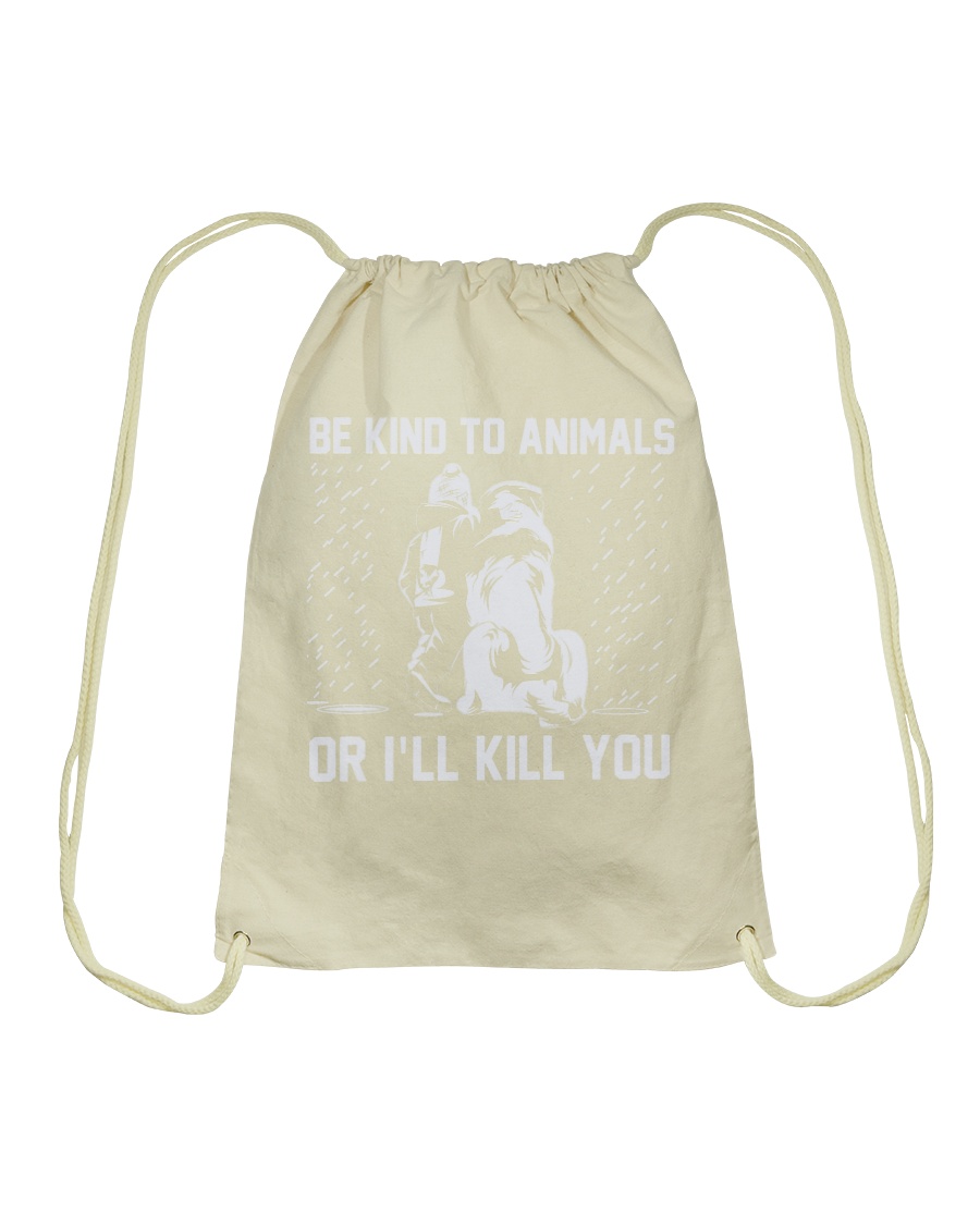 Make it the meaningful message to your son Drawstring Bag