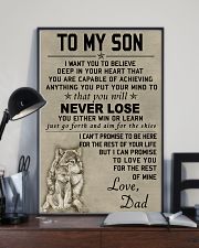 Make it the meaningful message to your son 11x17 Poster lifestyle-poster-2