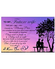 H22 Family poster - To my future wife - I love you 17x11 Poster front