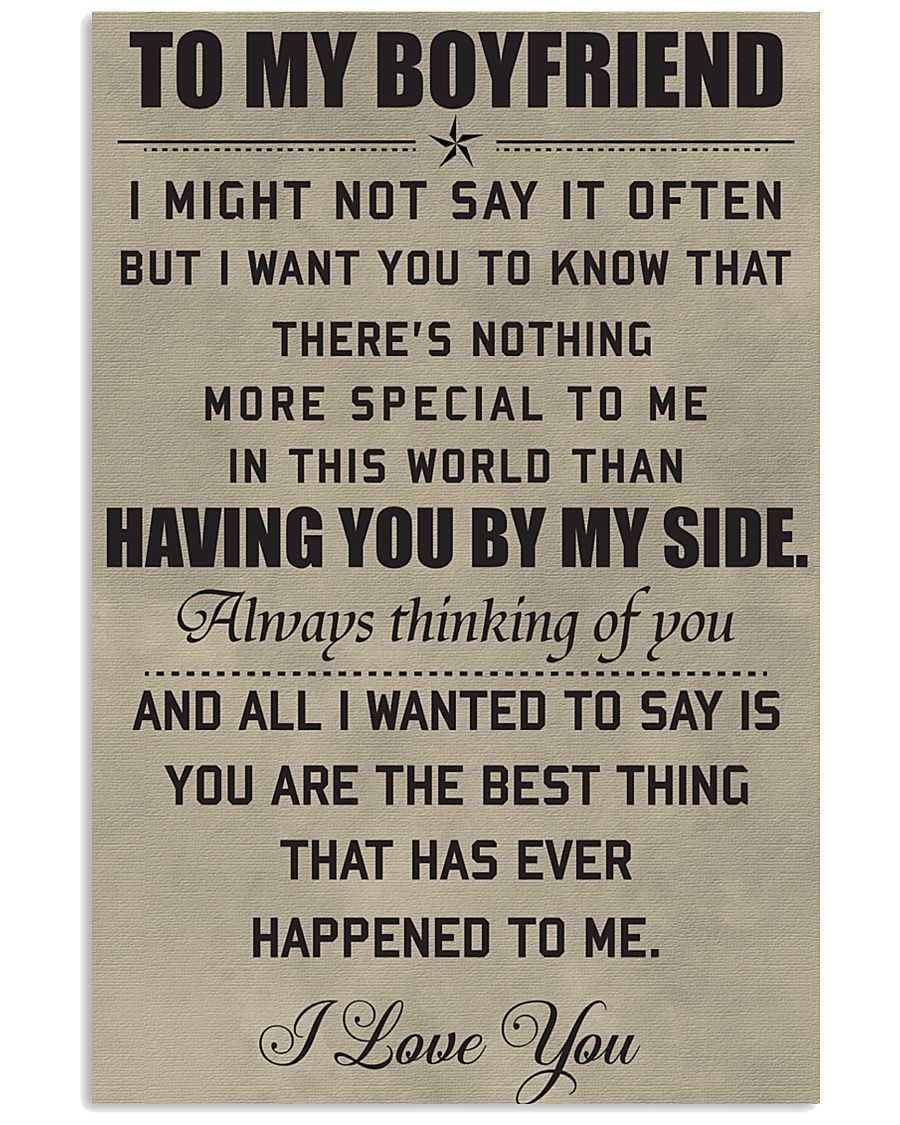 Make it the meaningful message to your boyfiend 11x17 Poster