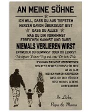 Make it the meaningful message to your sons DE 11x17 Poster front