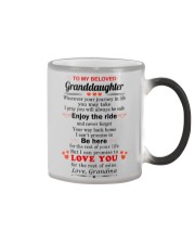 meaningful message to your granddaughter Color Changing Mug thumbnail