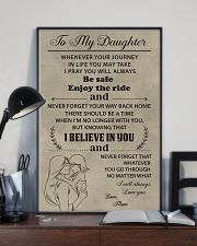 Make it the meaningful message to your daughter 11x17 Poster lifestyle-poster-2