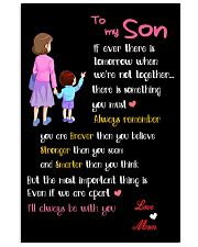 Make it the meaningful message to your son 11x17 Poster front