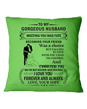Make it the meaningful message to your husband Square Pillowcase tile