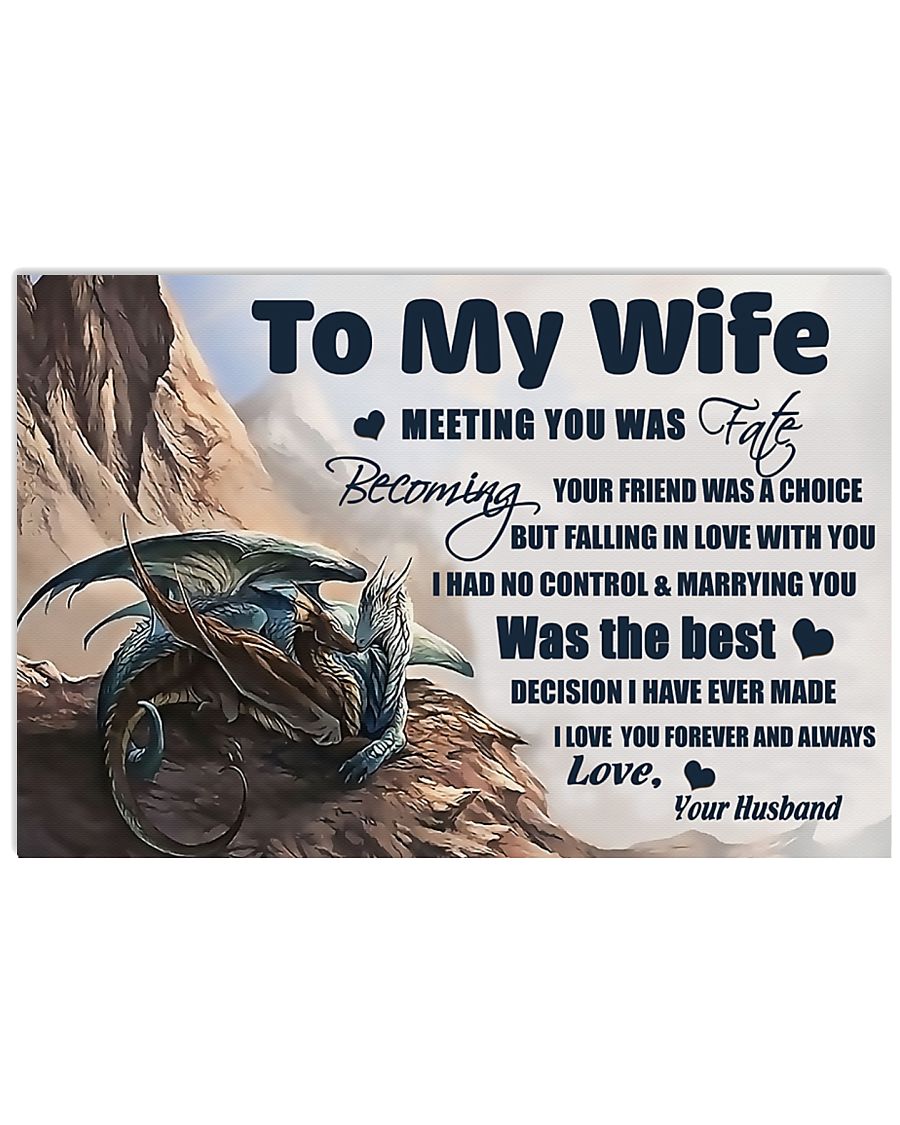 H29 Dragon poster - Husband to wife - Was the best 17x11 Poster