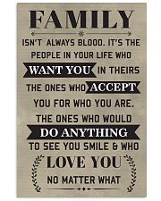 Make it the meaningful message to your family 11x17 Poster front