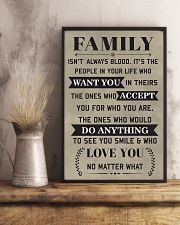 Make it the meaningful message to your family 11x17 Poster lifestyle-poster-3