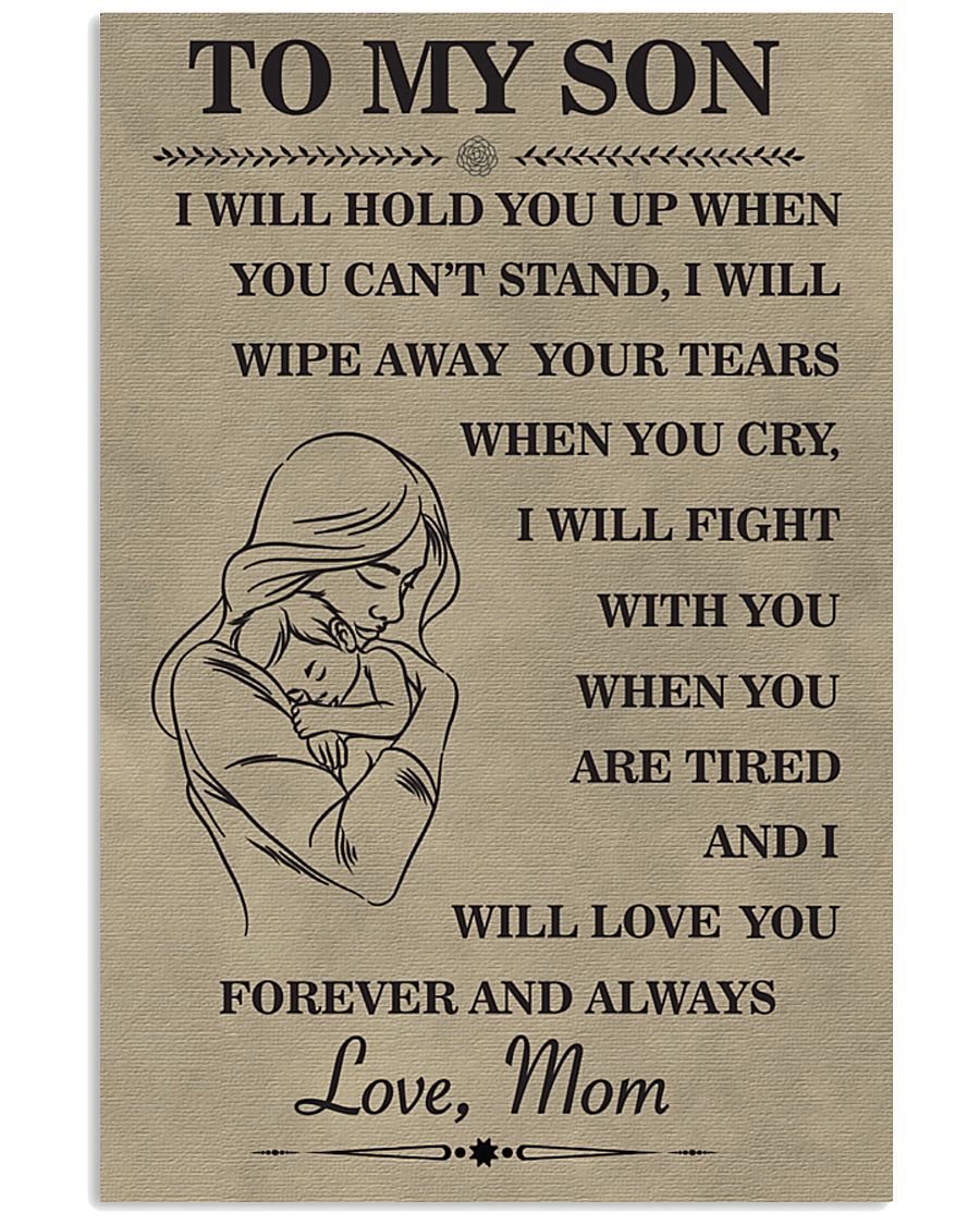 Make it the meaningful message to your son 11x17 Poster
