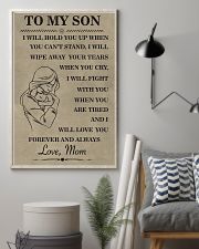 Make it the meaningful message to your son 11x17 Poster lifestyle-poster-1