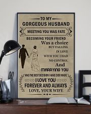 Make it the meaningful message to your husband 11x17 Poster lifestyle-poster-2