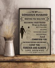 Make it the meaningful message to your husband 11x17 Poster lifestyle-poster-3
