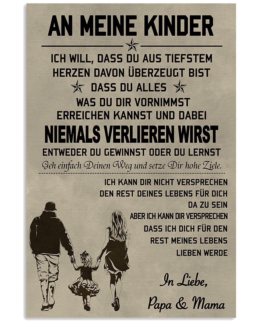 Make it the meaningful message to your kid vDE 11x17 Poster