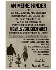 Make it the meaningful message to your kid vDE 11x17 Poster front