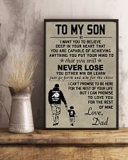 Make it the meaningful message to your son 11x17 Poster lifestyle-poster-3