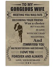 Make it the meaningful message to your Wife 11x17 Poster thumbnail