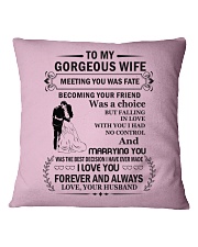Make it the meaningful message to your Wife Square Pillowcase thumbnail
