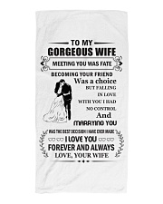 Make it the meaningful message to your Wife Beach Towel thumbnail