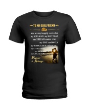 Make it the meaningful message to your girlfriend Ladies T-Shirt thumbnail