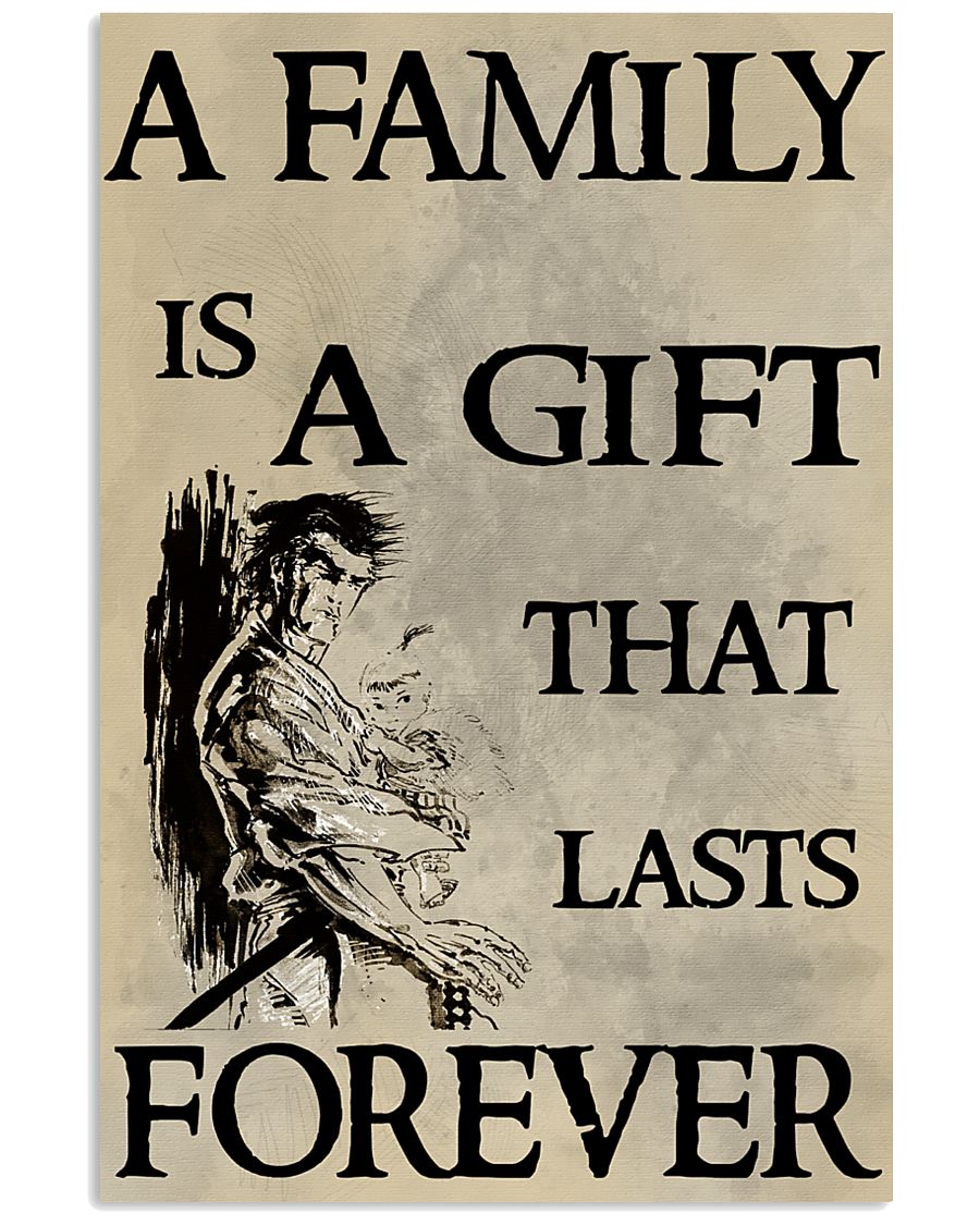 Make it the meaningful message to your family 16x24 Poster