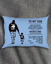 Make it the meaningful message to your son Rectangular Pillowcase aos-pillow-rectangle-front-lifestyle-1