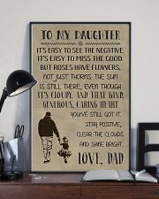 Make it the meaningful message to your daughter 11x17 Poster lifestyle-poster-2