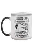 Make it the meaningful message to your Wife Color Changing Mug color-changing-left
