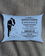 Make it the meaningful message to your Husband Rectangular Pillowcase aos-pillow-rectangle-front-lifestyle-1
