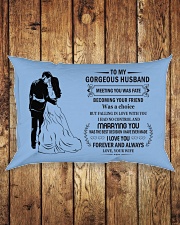 Make it the meaningful message to your Husband Rectangular Pillowcase aos-pillow-rectangle-front-lifestyle-2