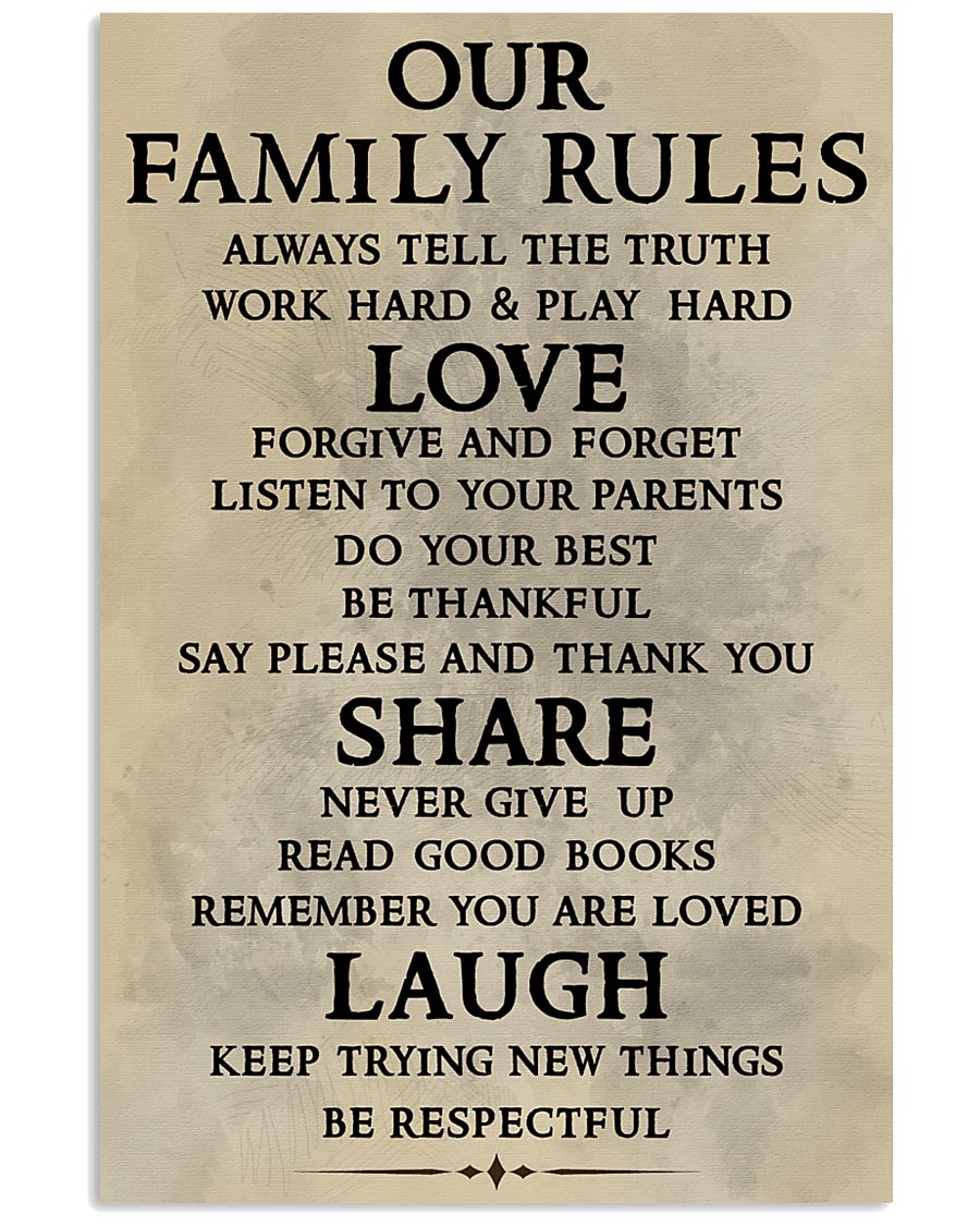 Make it the meaningful message to your family 11x17 Poster