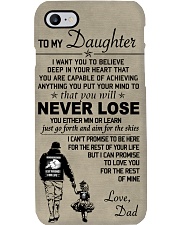 Make it the meaningful message to your daughter Phone Case thumbnail