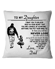 Make it the meaningful message to your daughter Square Pillowcase thumbnail
