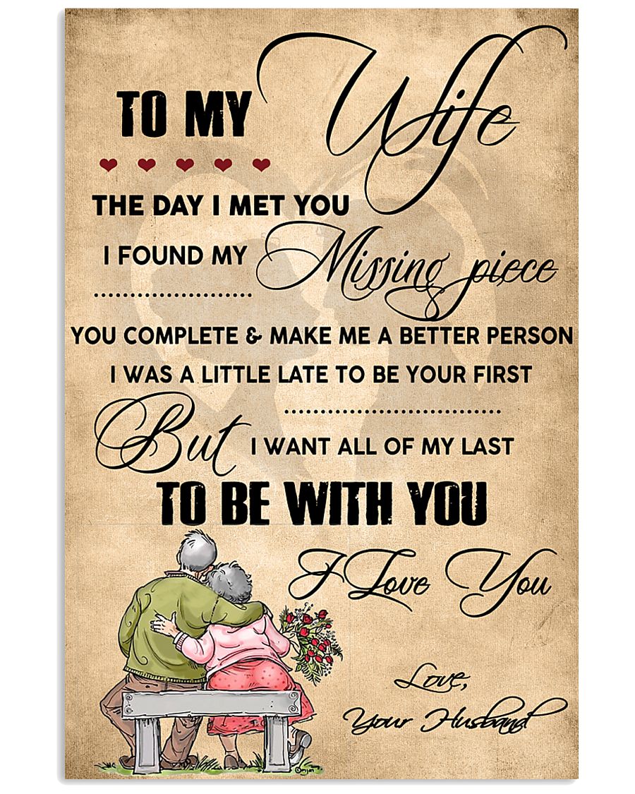 H13 Family poster - Husband to wife - I love you 11x17 Poster