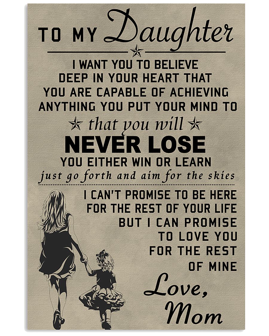 Make it the meaningful message to your son 11x17 Poster