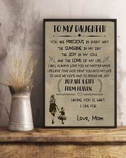 Make it the meaningful message to your daughter 11x17 Poster lifestyle-poster-3
