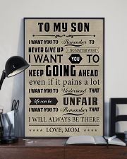 Make it the meaningful message to your son 11x17 Poster lifestyle-poster-2