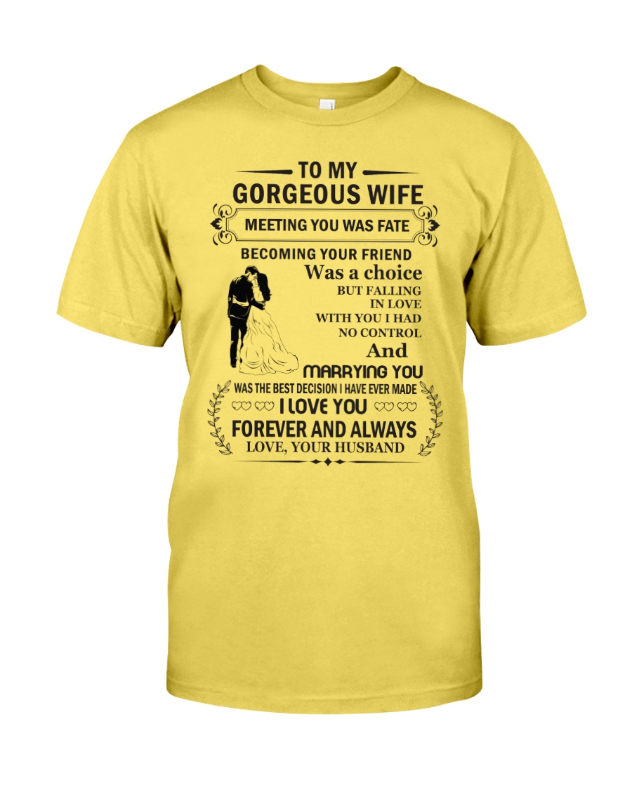 Make it the meaningful message to your wife Premium Fit Mens Tee
