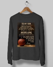 The meaningful message to your son -Basketball Crewneck Sweatshirt lifestyle-unisex-sweatshirt-front-10