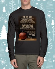 The meaningful message to your son -Basketball Long Sleeve Tee lifestyle-holiday-longsleeves-front-1